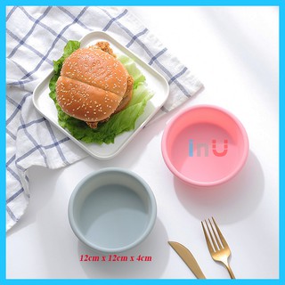 HCM - Khuôn silicon tròn 4inch nướng bánh, làm vỏ bánh Burger, đổ rau câu pudding