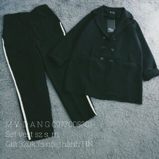 Set áo blazer kèm quần