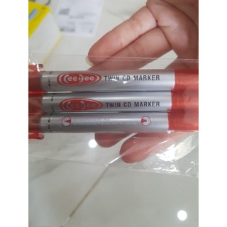 Combo 3 cây bút lông dầu mực đỏ