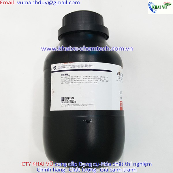 Fe2O3 bột sắt Oxit Iron III oxide TINH KHIẾT chai 500g XIlong