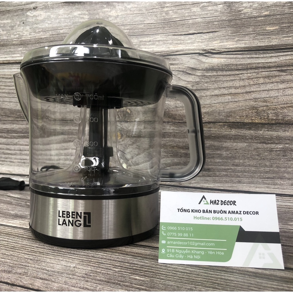 Máy vắt cam LEBENLANG hàng thương hiệu Đức máy vắt cam tự động 2 chiều nhỏ gọn dung tích 700ml - LB389