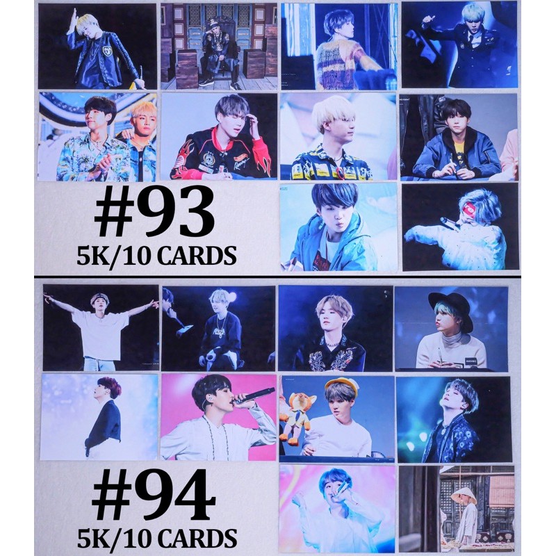 (Có sẵn) Sale set card  SUGA BTS 6 | BigBuy360 - bigbuy360.vn