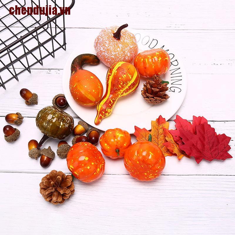 Bộ 50 phụ kiện thực vật nhân tạo dùng trang trí Halloween