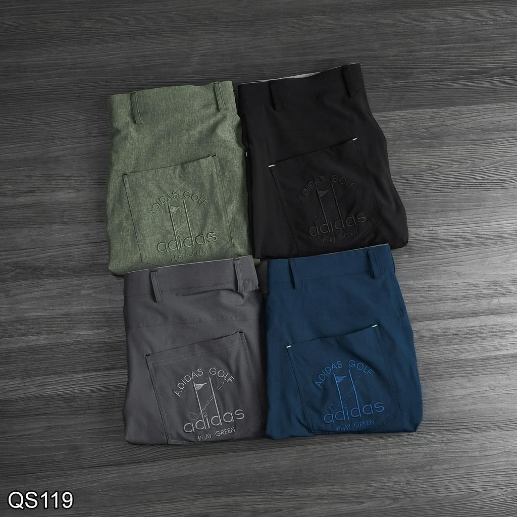 Quần Short Golf Xi Dãn Xịn QS119 Hãng Adidas Logo Thời Trang Nam VNXK
