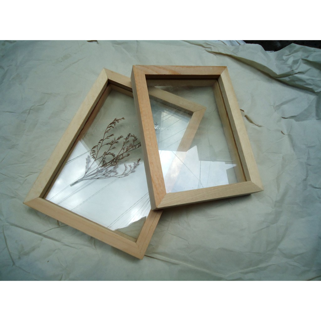 Khung Ảnh Double Glass - Size 13x18 và 15x21 - Khung ảnh gia đình phong cách vintage - Picture Frame - Tiệm Khung PT
