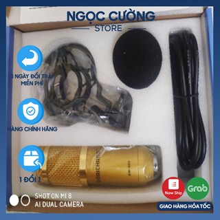 Micro Thu Âm Woaichang BM-900, mịc thu âm livestream, hát karaoko, bán hàng online cao cấp cực hay