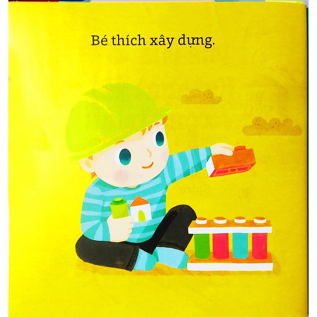 Sách - Bé yêu kỹ thuật kết cấu công trình - Picture book song ngữ dành cho trẻ từ 0 đến 6 tuổi