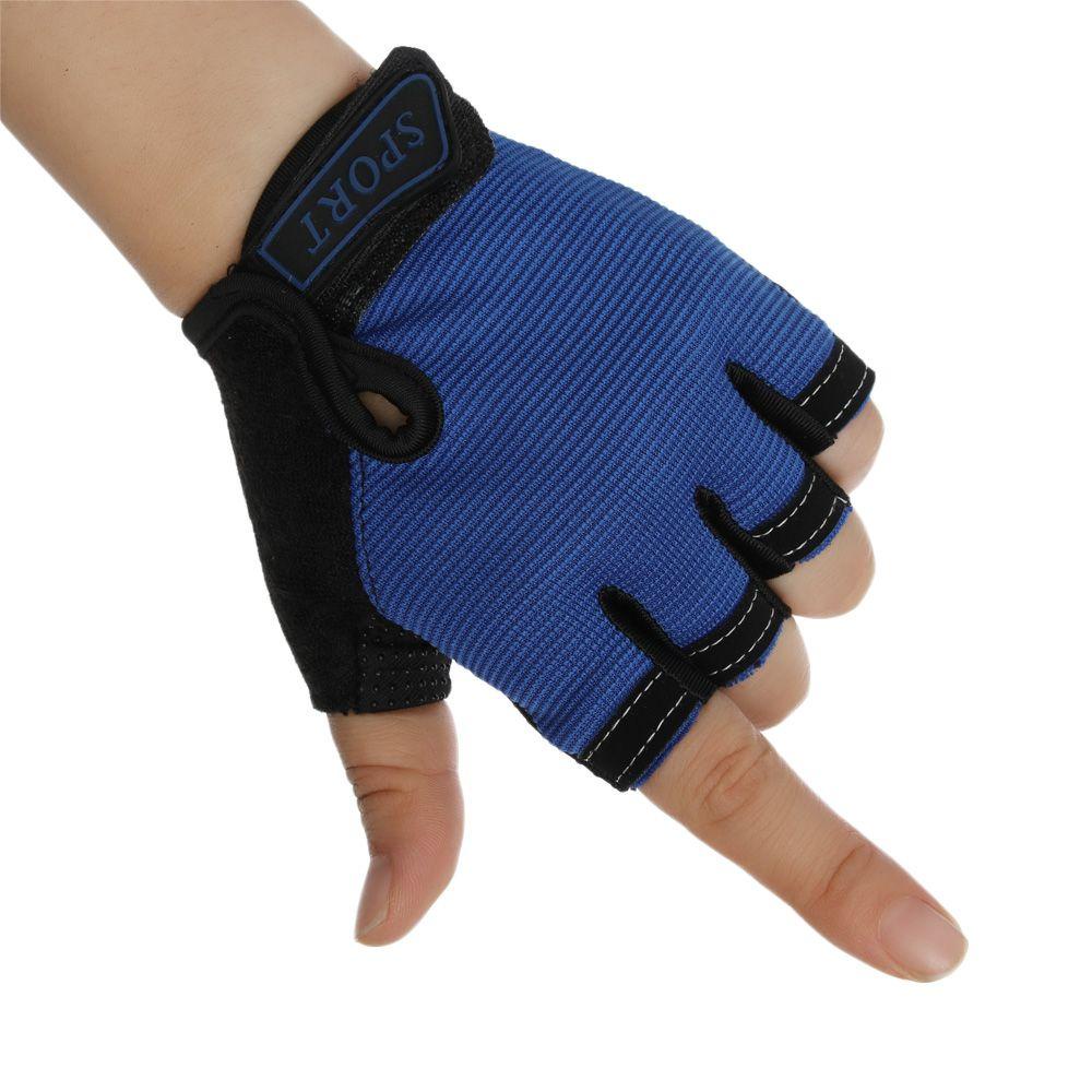 Găng Tay Thể Thao Ngắn Chống Trượt Thoáng Khí Cho Trẻ Em