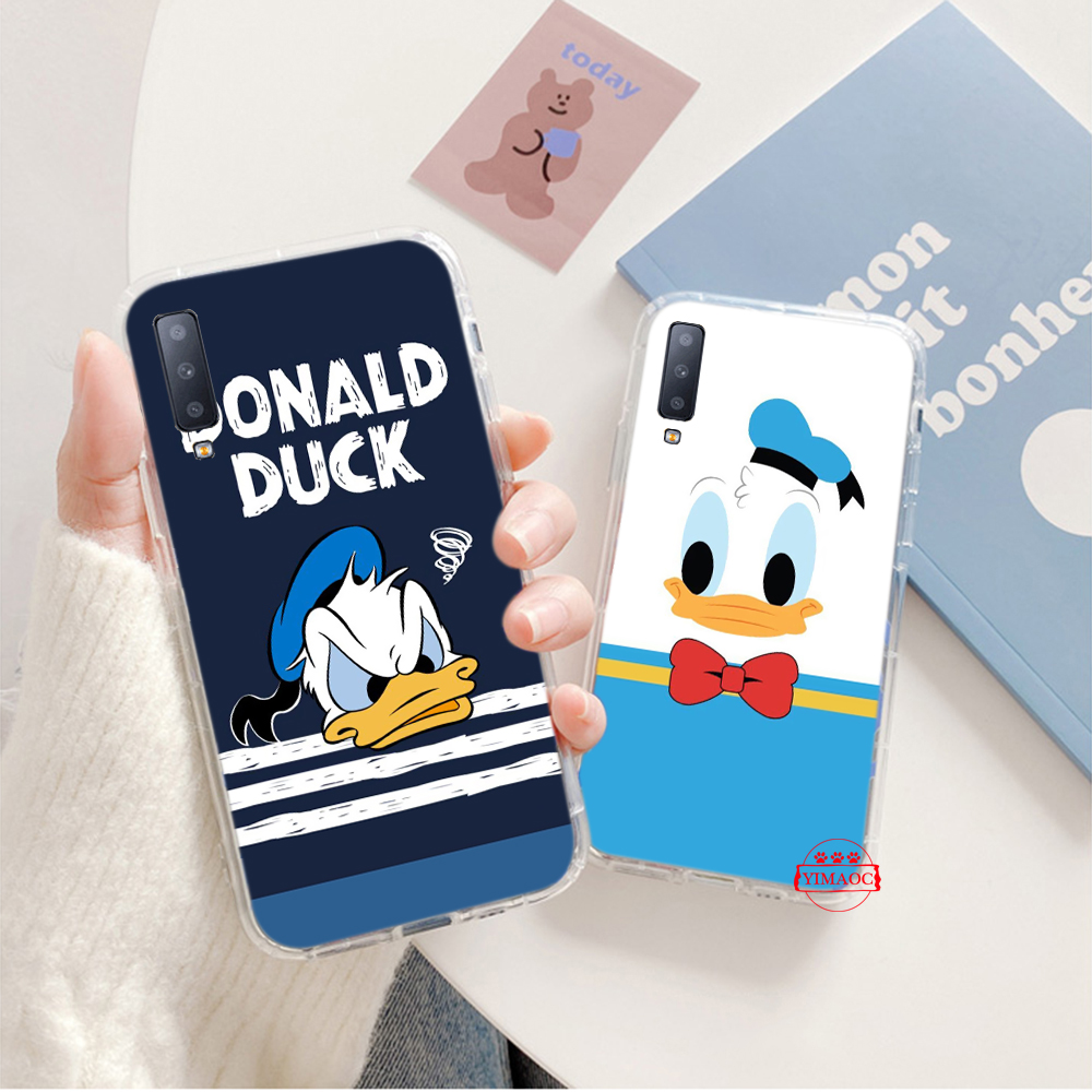 Ốp lưng họa tiết Disney Donald Duck cho Samsung A5 2017 A6 A6 Plus A7 A8 2018 A9 2018 J2 Prime J4 Core Plus