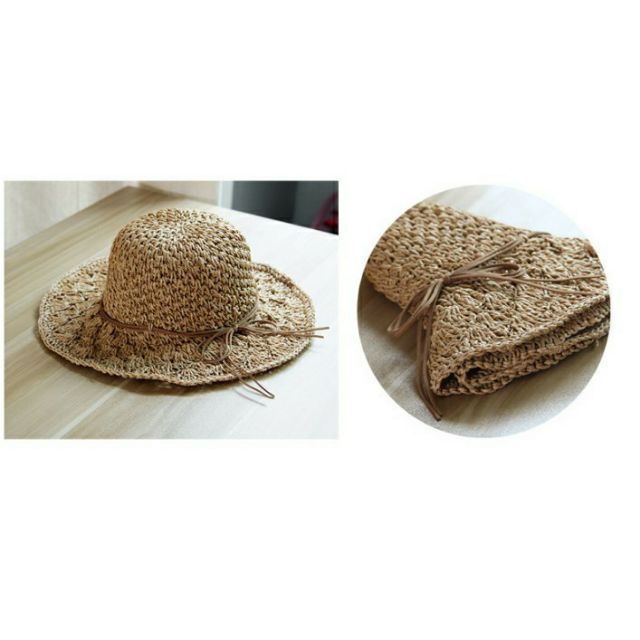 Mũ nón cói móc tiểu thư chất đẹp giá lẻ bằng sỉ