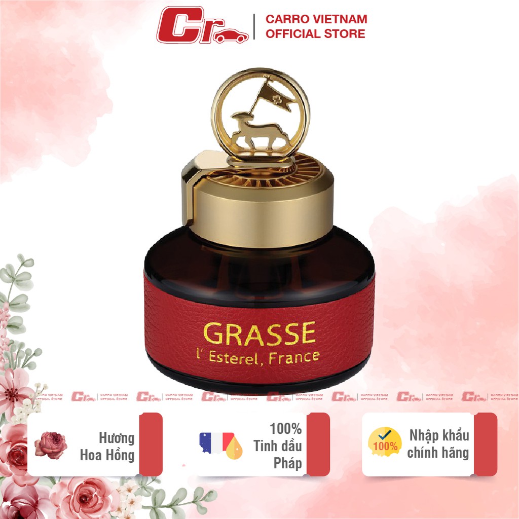 Nước Hoa Để Ô Tô Cao Cấp Grasse Chuẩn Hãng BullSone Hàn Quốc, Loại Bỏ Cảm Giác Say Xe, Khử Mùi Không Gian Xe Hơi