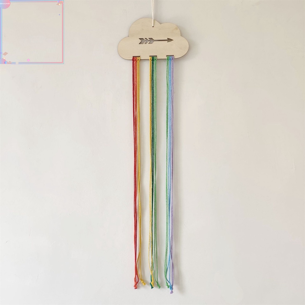 Giá treo kẹp tóc hình đám mây nhiều màu sắc dễ thương