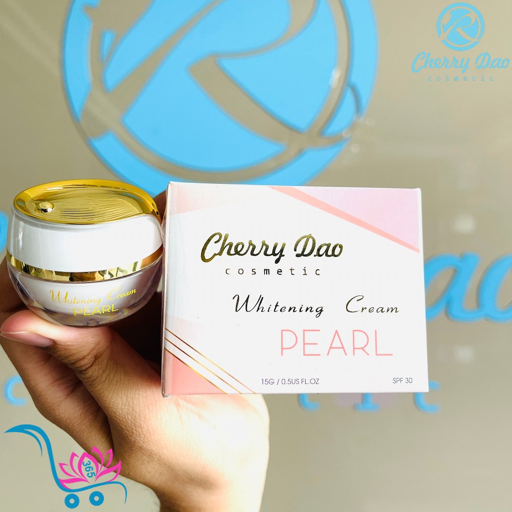 Kem Face Ngọc Trai CRD Cherry Đào Dưỡng Trắng Da Mặt Ban Đêm Mờ Thâm Nám Tàn Nhang