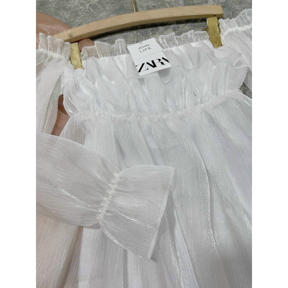 Váy xoan tơ trễ vai nàng thơ phong cách tiểu thư - Đ0061 | 23tshop | BigBuy360 - bigbuy360.vn