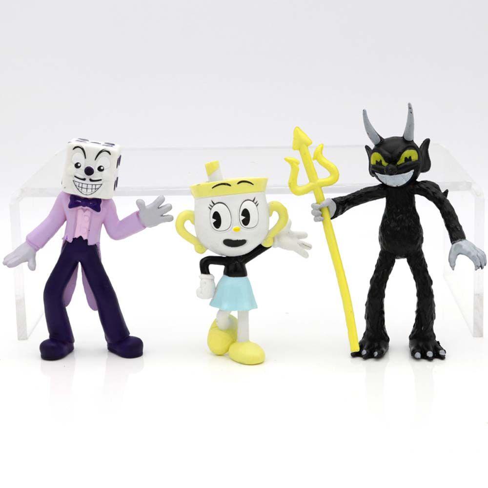 Lloyd Mô Hình Mugman Hoạt Hình Cuphead Bằng PVC Trang Trí Xe Hơi