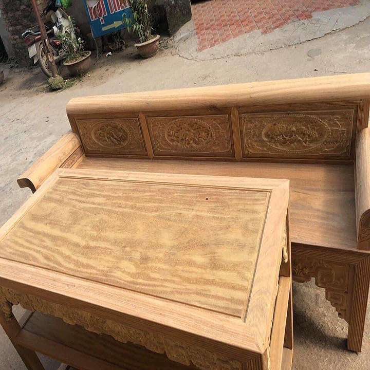 Bộ bàn ghế Tràng Kỷ gỗ gụ