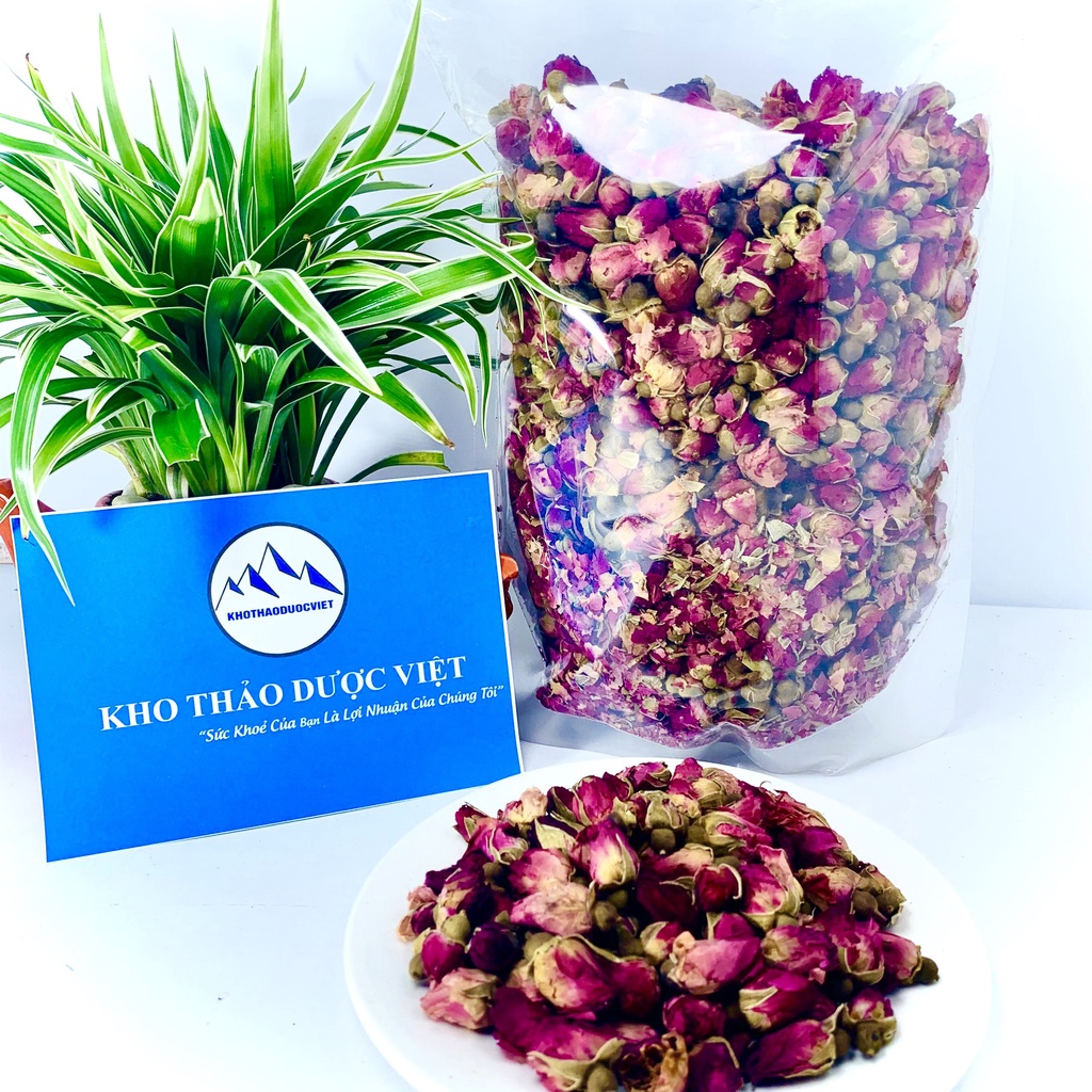 Trà hoa hồng sấy khô hàng đẹp, thơm, sạch 100g | BigBuy360 - bigbuy360.vn