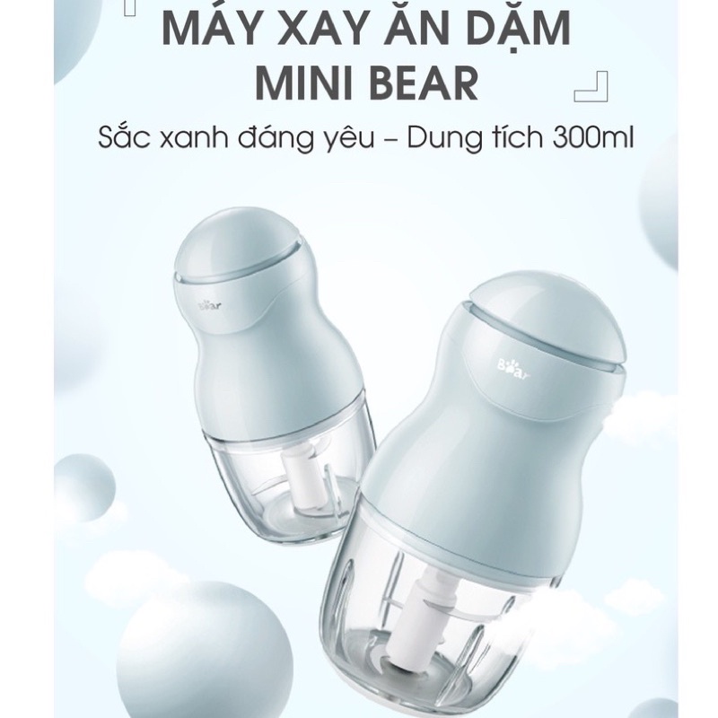 Máy Xay Thực Phẩm 0.3L Bear GRB03V2 - Bảo Hành Chính Hãng 18 tháng