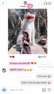 Áo Kimono Mix Thổ Cẩm Trắng Đen