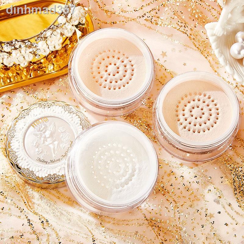 ☏♂✶HOJO Makeup Powder Loose Oil Control Không mất đi lớp trang điểm Phấn nén chống thấm nước và mồ hôi Student dính che | BigBuy360 - bigbuy360.vn