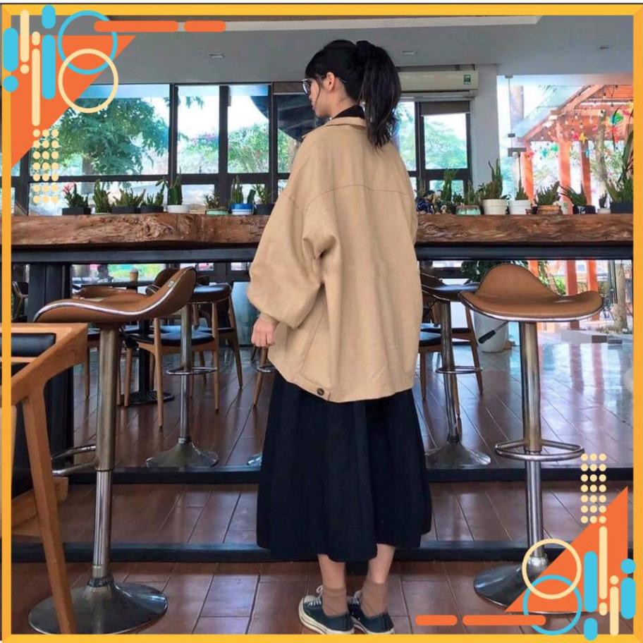 [Giá tốt] Áo Khoác Kaki - Áo Kaki Sơ mi quốc dân lai rộng, Khoác kaki Form đẹp BB cao cấp size L-XL