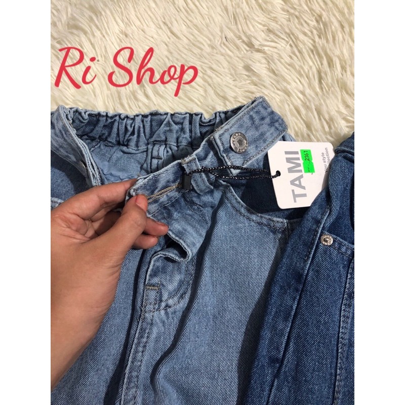 QUẦN JEAN BAGGY NỮ CẠP CAO LƯNG THUN CÀI NÚT ỐNG QUẦN CÁ TÍNH MS 2163 [CLIP THẬT] [FREESHIP] hàng loại 1, VẢI DÀY | BigBuy360 - bigbuy360.vn
