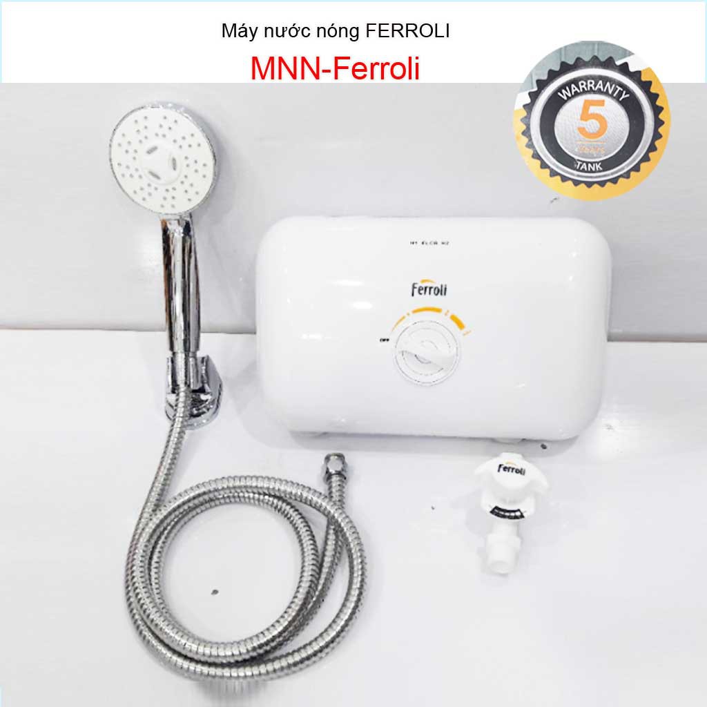 Máy nước nóng Ferroli rita KAG-RITA FS4.5TE, Best sales máy nước nóng trực tiếp chống giật sử dụng tốt hiệu suất tốt