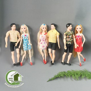 Búp bê nữ tóc dài, búp bê ken con trai có 14 khớp - cao 30cm - chọn mẫu