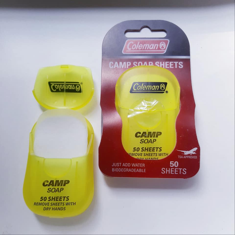 Xà bông giấy rửa tay Coleman Camp Soap Sheets