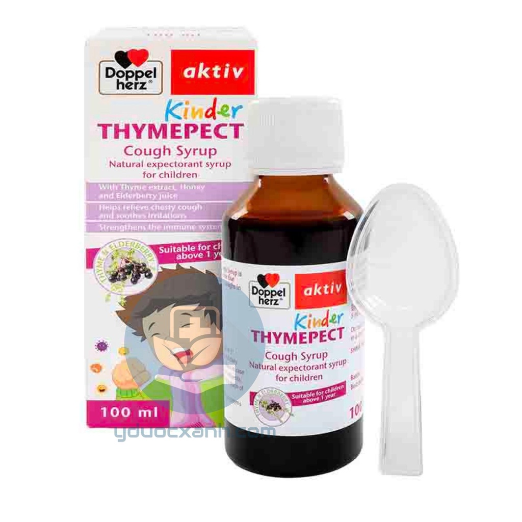 Siro Tiêu Đờm Giảm Ho Cho Bé KINDER THYMEPECT của Đức - Y Dược Xanh