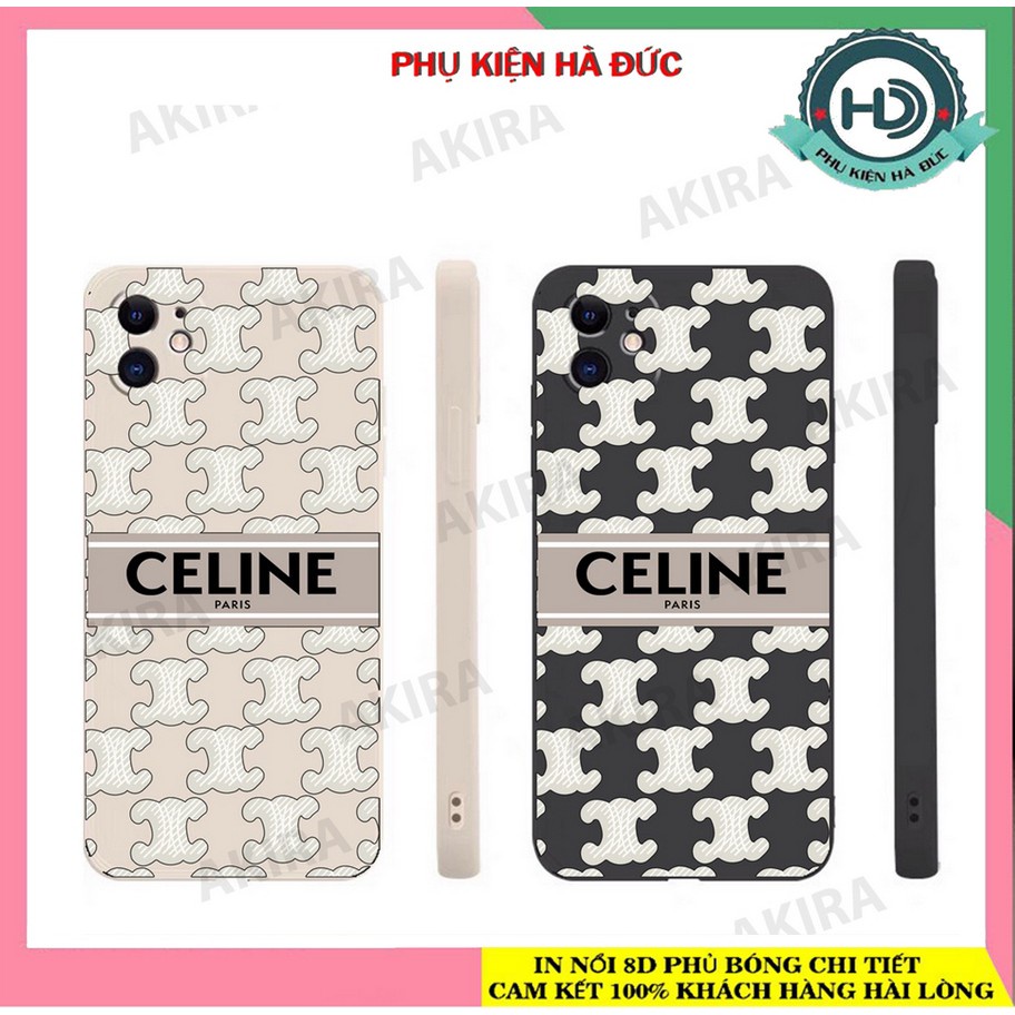 ốp lưng celine 2 dẻo mềm cạnh vuông bảo vệ camera cho dòng máy iphone