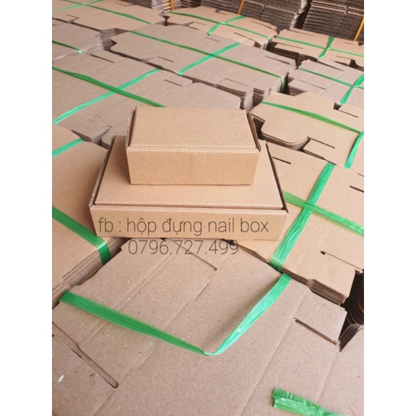 Hộp gói hàng,hộp gói móng úp,hộp gói nail box ,hộp giấy gài