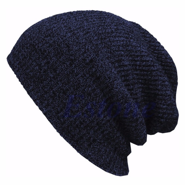 Mũ beanie dệt kim mềm mại giữ ấm mùa đông cho nam nữ