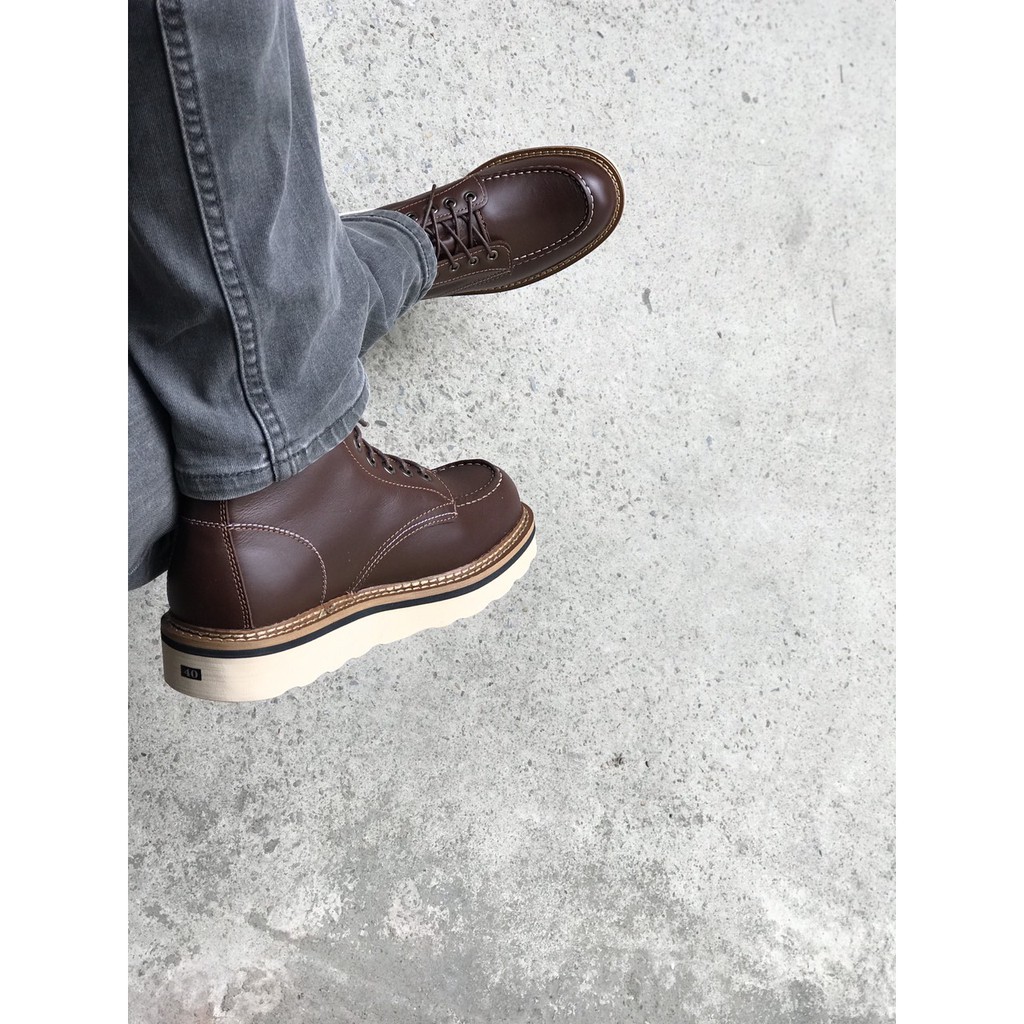 Giày cao cổ nam da bò Redwing Moctoe Boots bảo hành trọn đời uy tín nhất hà nội -ah22