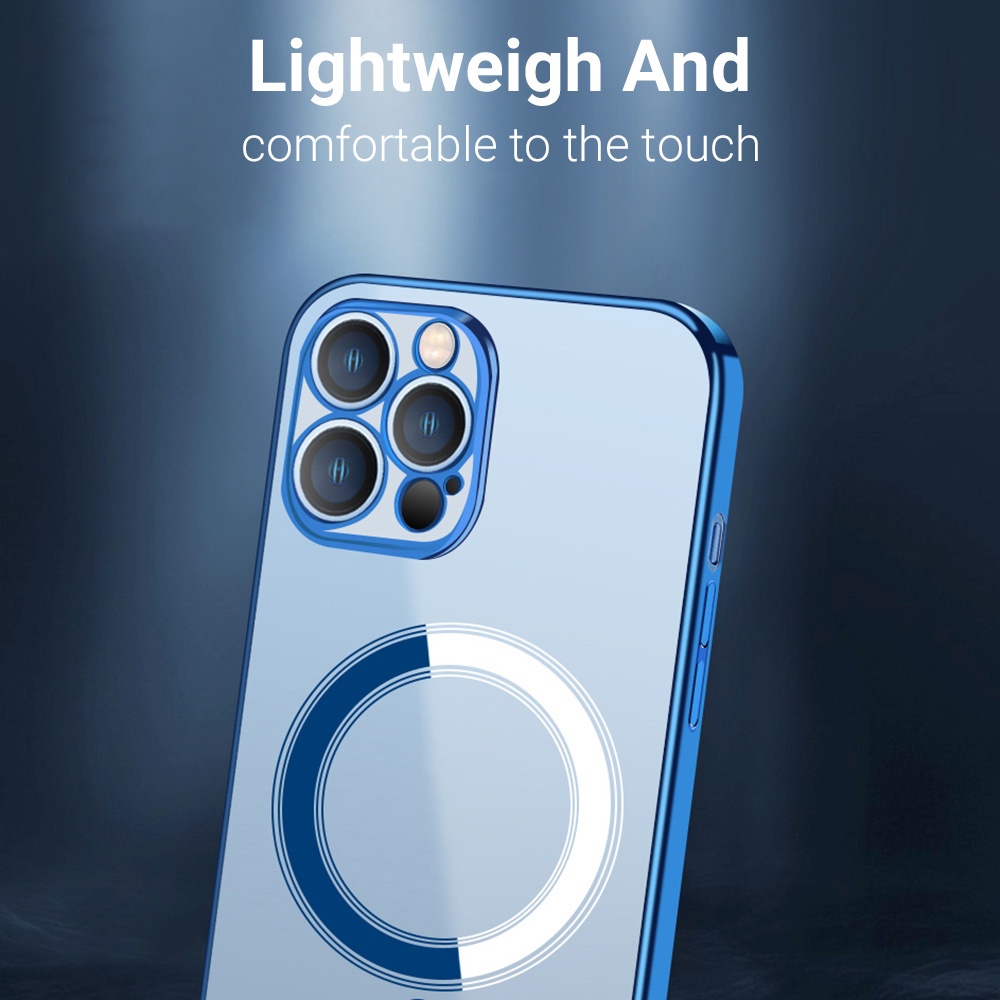 Ốp Điện Thoại Trong Suốt Sang Trọng Cho iPhone 13 Pro Max 12 11 Pro Max