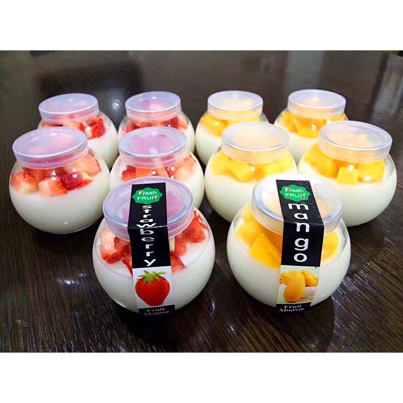 Hũ sữa chua tròn xoe nắp nhựa 100ml/ 200ml