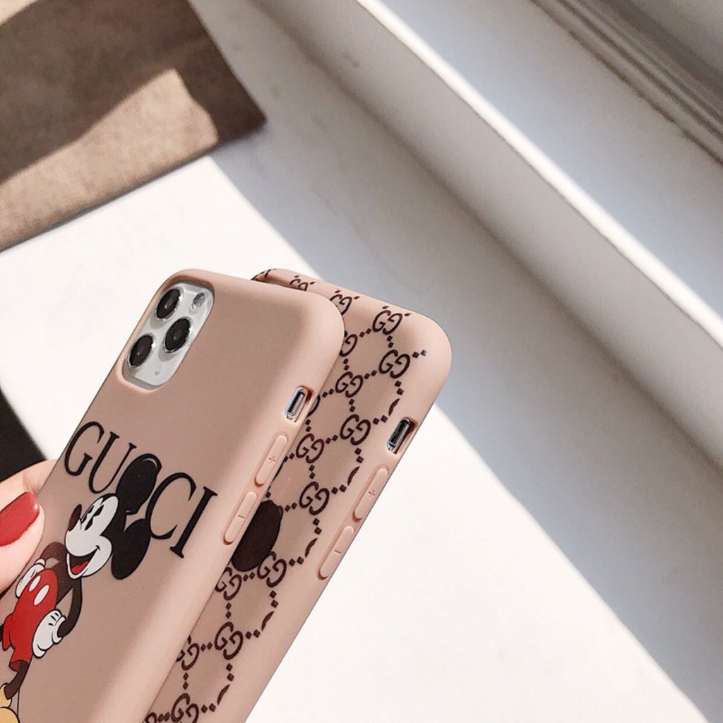 Ốp lưng iphone Mickey GC TPU trơn dẻo mềm 6/6plus/6s/6splus/7/7plus/8/8plus/x/xr/xs/11/12/13/pro/max/plus/promax