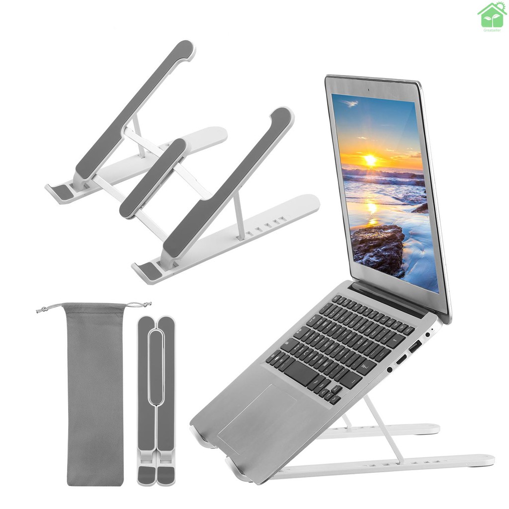 Giá Đỡ Laptop Tản Nhiệt 7 Cấp Độ Có Thể Điều Chỉnh Chiều Cao Tương Thích Với Máy Tính Bảng 10-15.6in