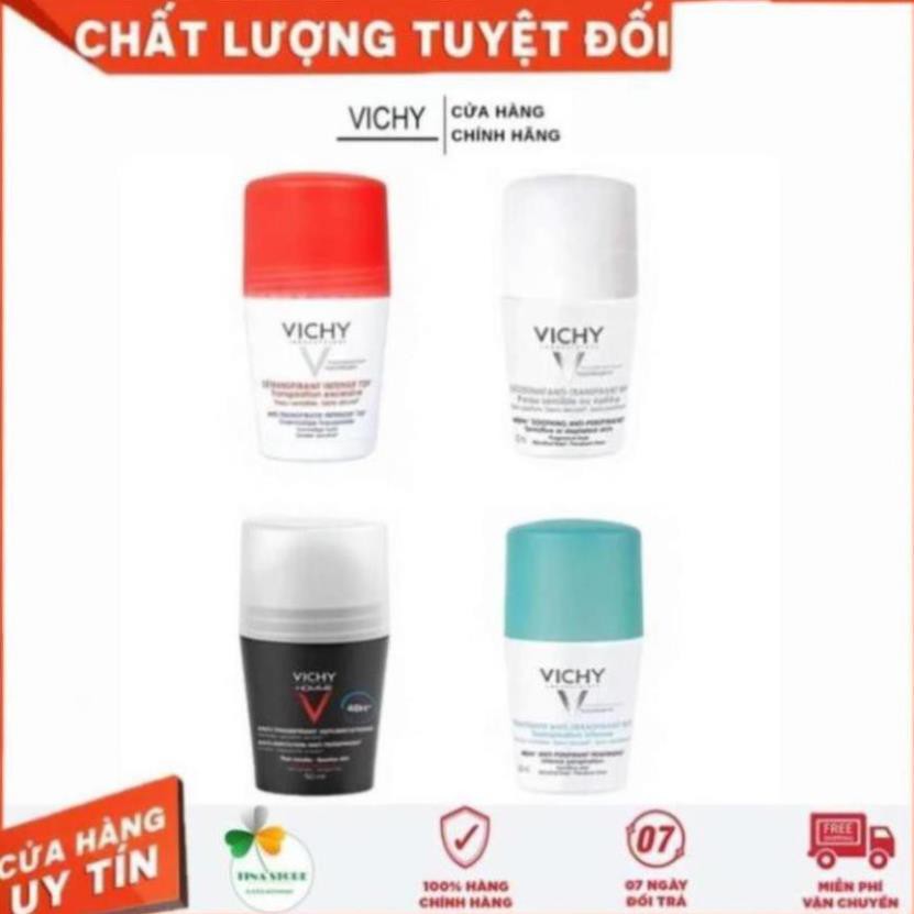 Lăn Khử Mùi VICHY Của Pháp - Ngăn Tiết Mồ Hôi Nách, Khử Mùi Hôi Nách Hiệu Quả