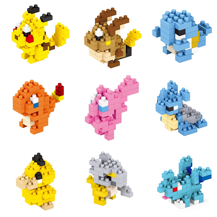 Bộ đồ chơi lắp ráp BP MART mô hình Pokemon Go độc đáo sáng tạo