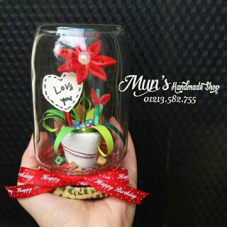 LỌ HOA THỦY TINH HANDMADE - FLOWER IN JAR 🌷🌸🌼🌻🌹