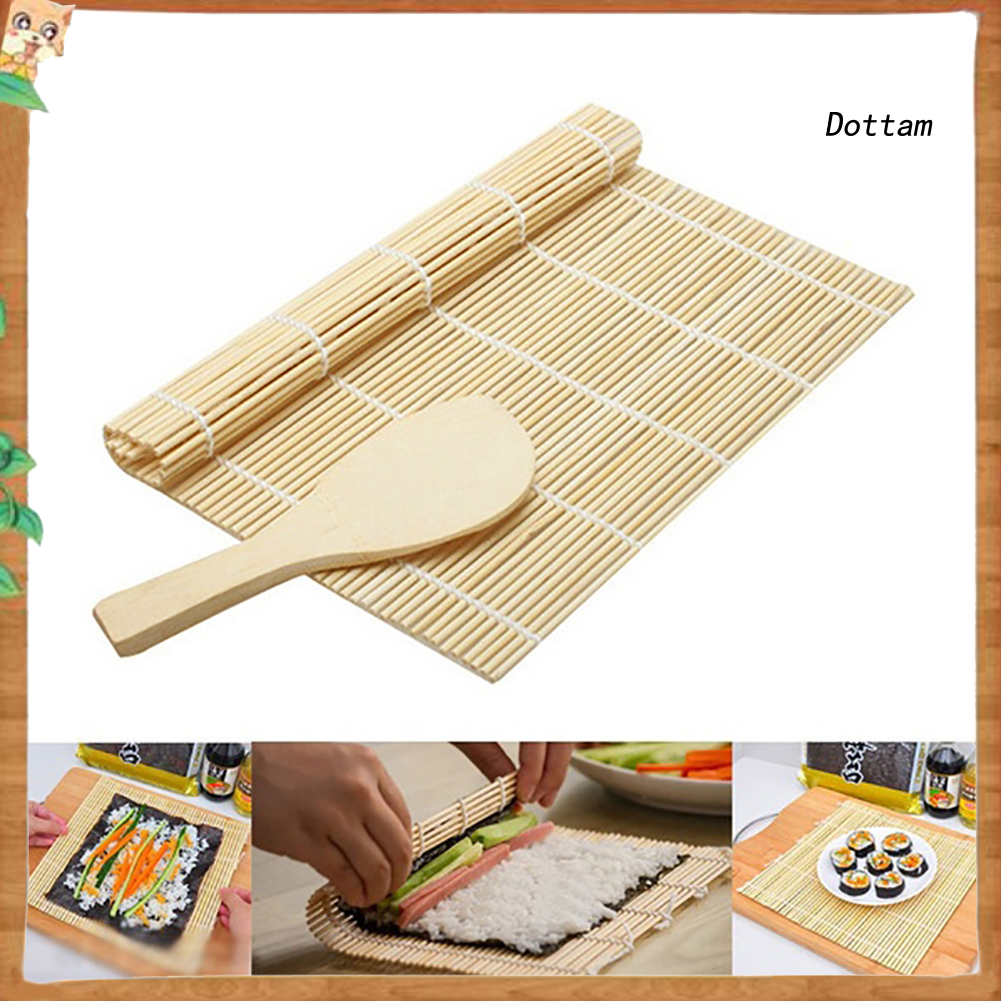 Set 2 Dụng Cụ Làm Sushi Bằng Tre Phong Cách Nhật Bản Tiện Dụng