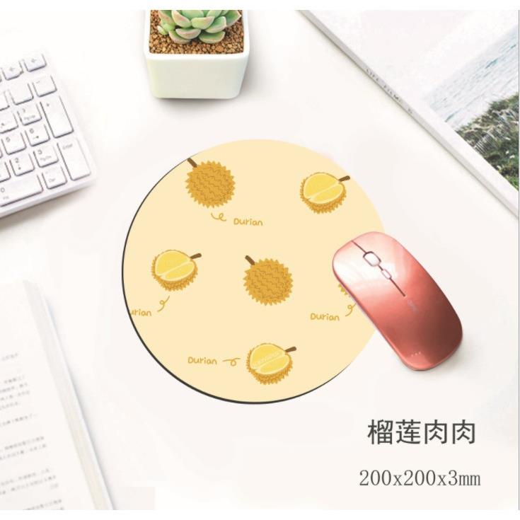 [FREE❤️SHIP] Miếng lót chuột, Bàn di chuột hình tròn 20 x 20cm  giá rẻ hình dễ thương cute