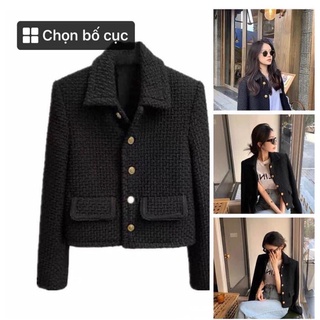 Áo khoác dạ tweed [có sẵn]