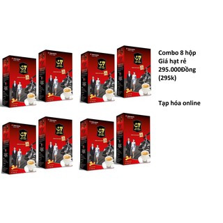 Combo 8 hôp cafe g7 18 gói