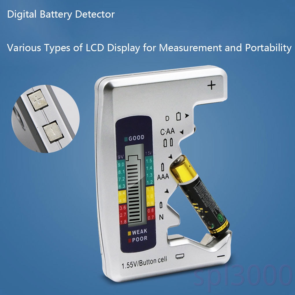 Máy đo dung lượng pin C/ D/ N/ 9V/ AA/ AAA/ 1.5V chuyên dụng