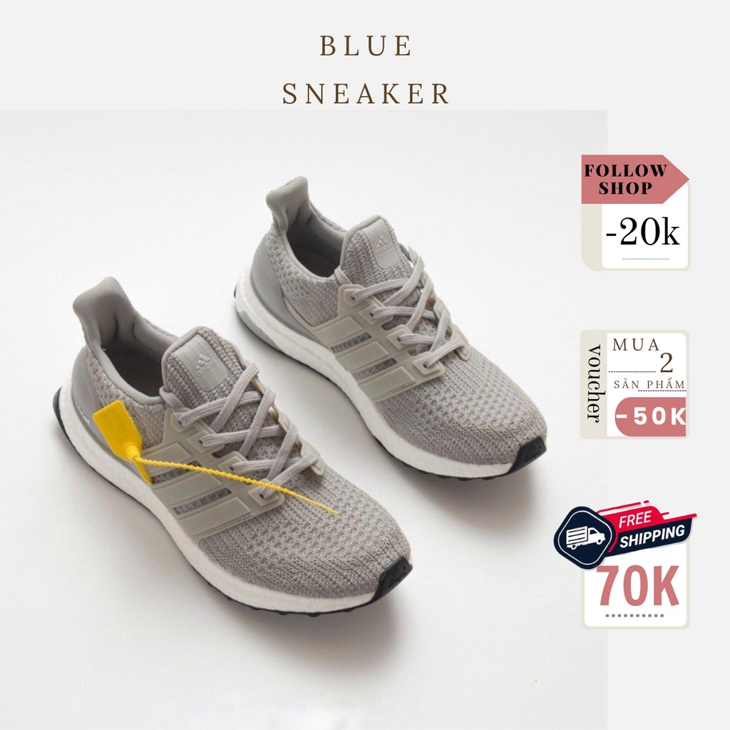 Giày Sneaker Nam Nữ Ultraboost 4.0 xám