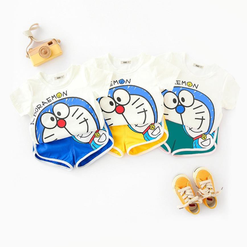 Quần Áo Trẻ Em 💥FREESHIP💥 Bộ DORAEMON thần thánh cho bé 8-18kg