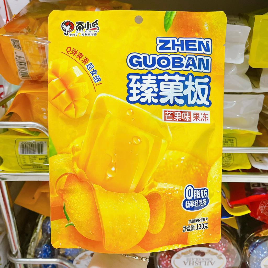 (DATE MỚI 2024) Thạch Hoa Quả Zhen GuoBan gói 120gr nhiều hương vị Dâu, Xoài, Việt Quất, Chanh Dây, Dừa