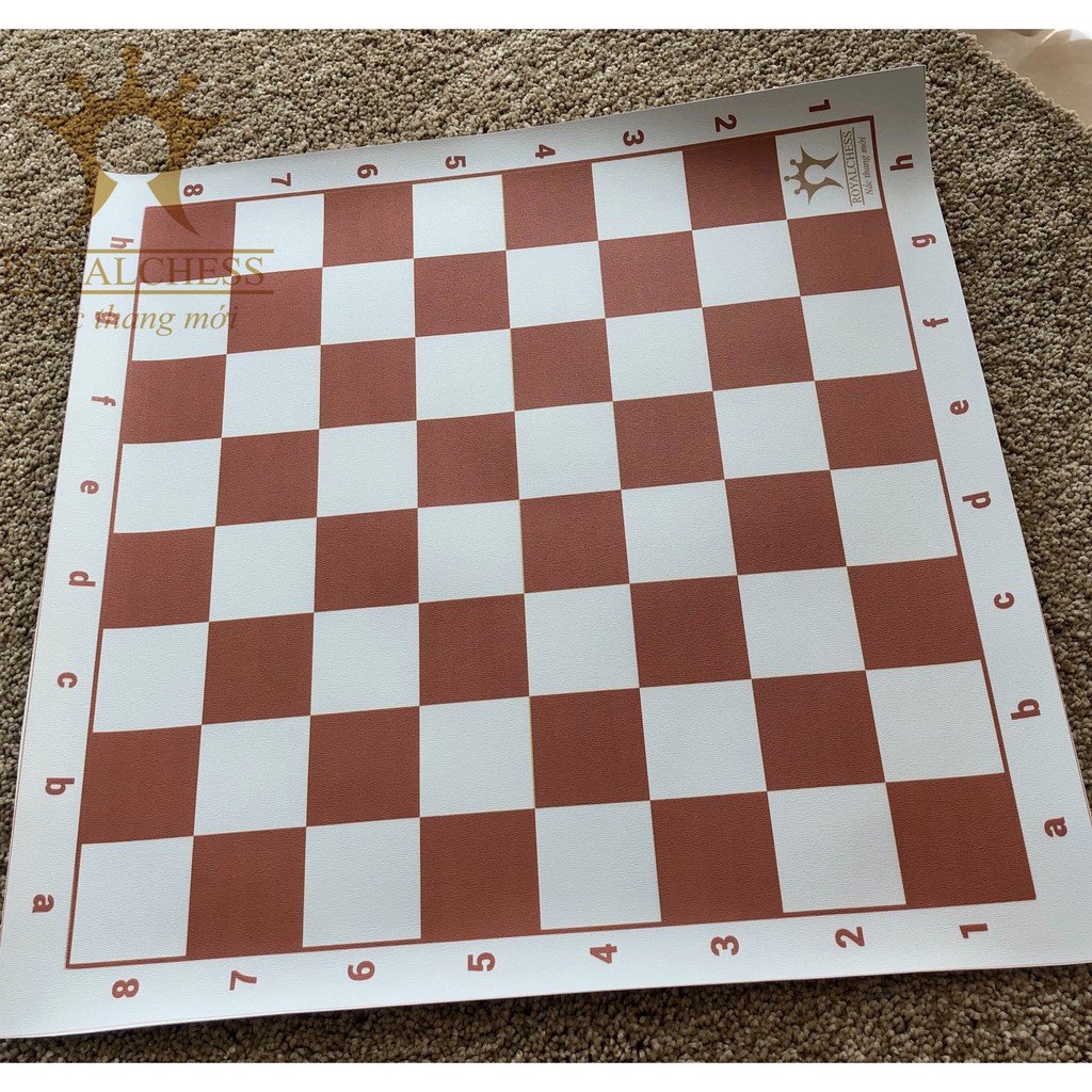 Bàn cờ vua simili (phù hợp quân cờ vua tiêu chuẩn) ROYALCHESS 40cmx41cm